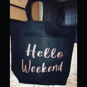 Hello Weekend Tote Bag